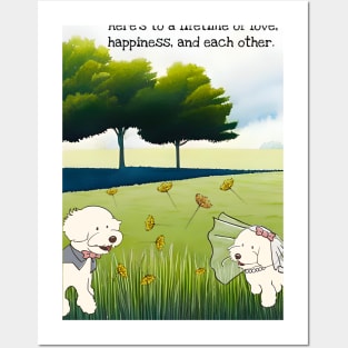 Dog Wedding Posters and Art